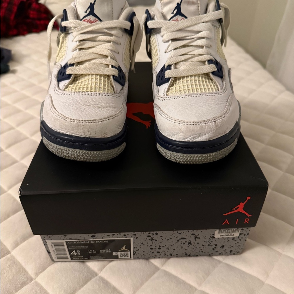 Jordan 4 Midnight Navy (GS)
Size 4.5Y / Women’s 6